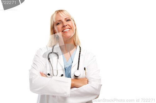 Image of Friendly Female Blonde Doctor