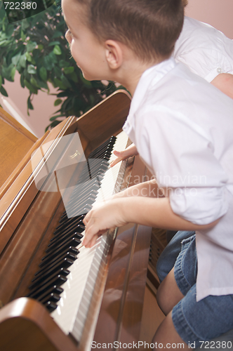 Image of Children Playing the Piano