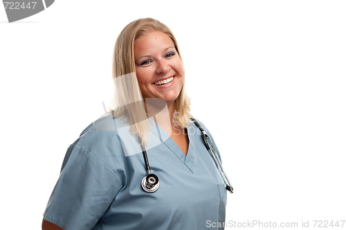 Image of Friendly Female Blonde Doctor