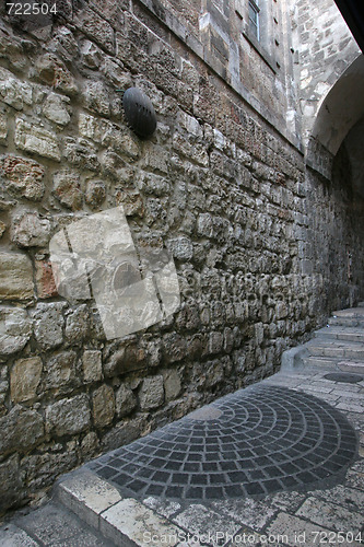 Image of The 8th Station of Christ on the Via Delorosa 