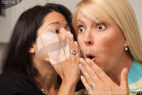 Image of Friends Whispering Secrets