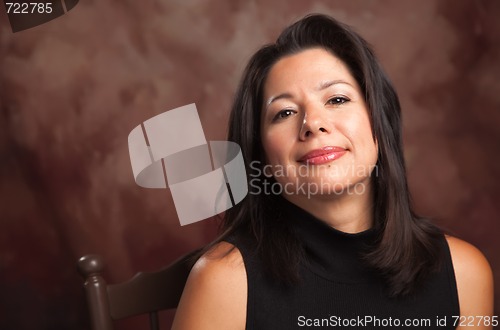 Image of Attractive Hispanic Woman Portrait