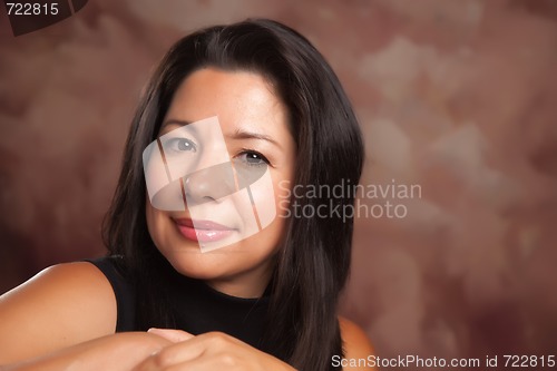 Image of Attractive Hispanic Woman Portrait