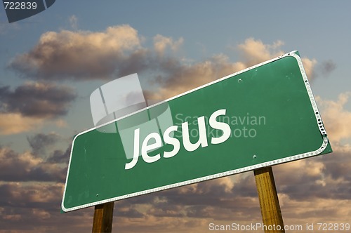 Image of Jesus Green Road Sign