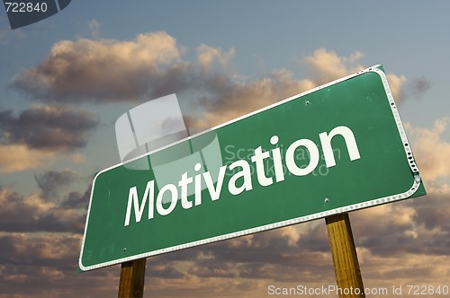 Image of Motivation Green Road Sign