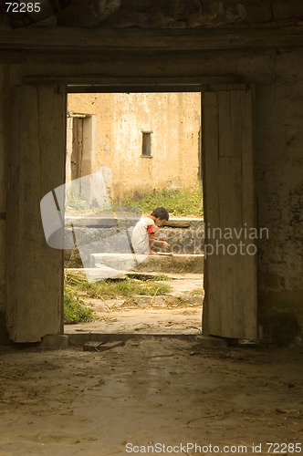 Image of Framed Chinese Boy