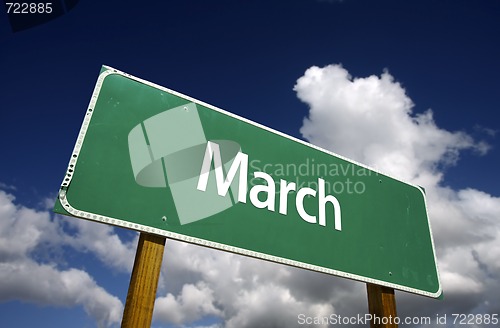 Image of March Green Road Sign