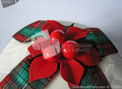 Image of Christmas cake decoration