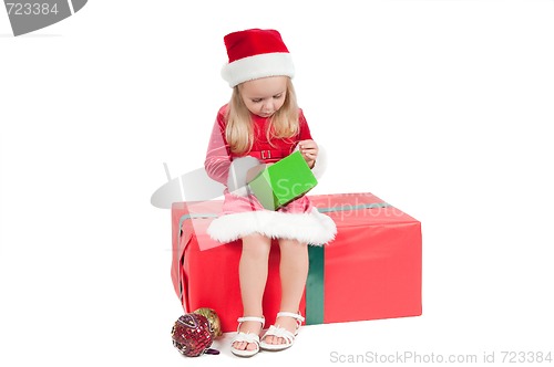 Image of Christmas toddler