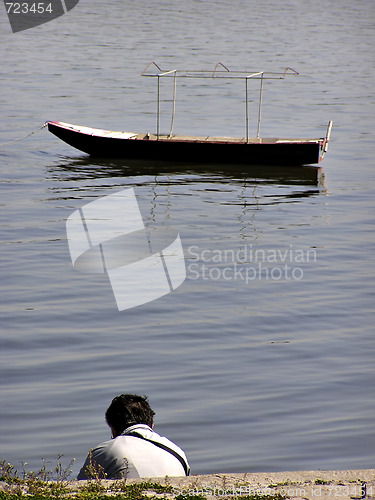 Image of Man At River