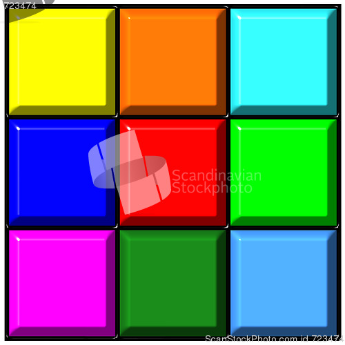 Image of Colorful Buttons