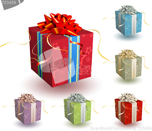 Image of present boxes 