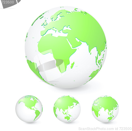 Image of green globes