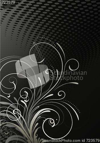 Image of Floral Decorative background