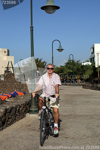 Image of Senior Man On Cycle Ride