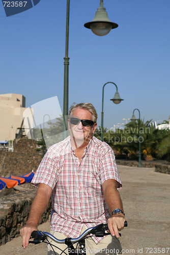 Image of Senior Man On Cycle Ride
