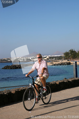Image of Senior Man On Cycle Ride