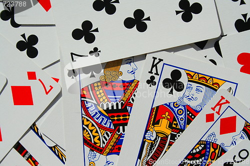 Image of Group of Playing Cards