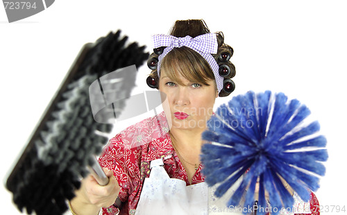 Image of Housewife Armed To The Teeth