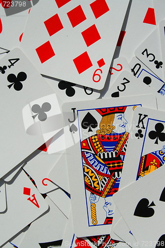 Image of Group of Playing Cards