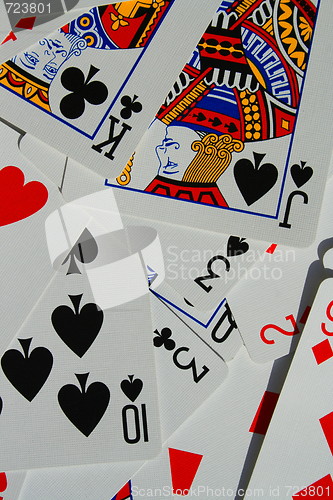 Image of Group of Playing Cards