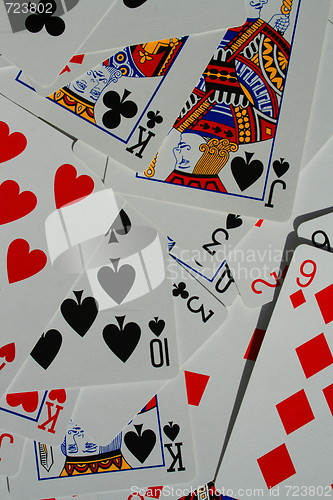 Image of Group of Playing Cards