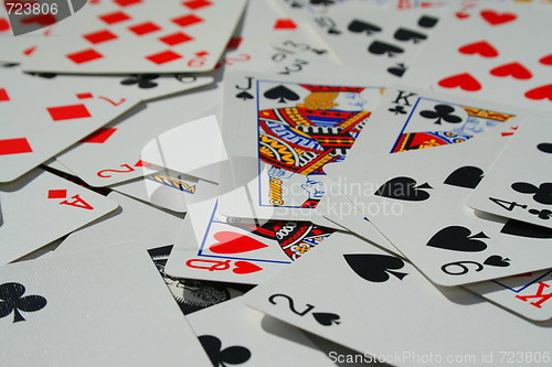 Image of Group of Playing Cards