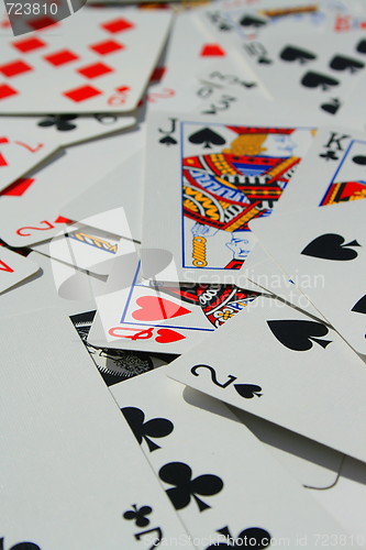 Image of Group of Playing Cards