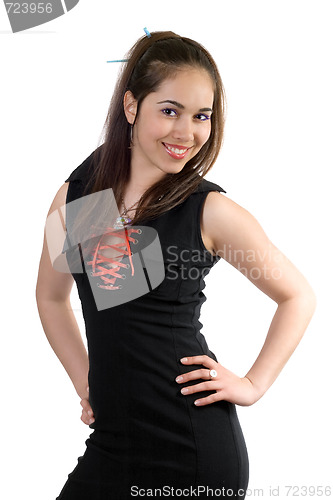Image of Pretty smiling woman