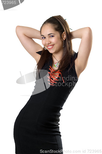 Image of Pretty smiling woman