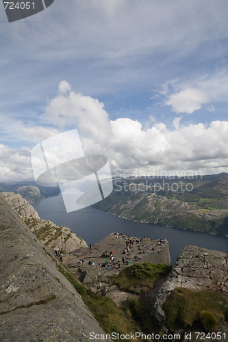 Image of Prekestolen rock