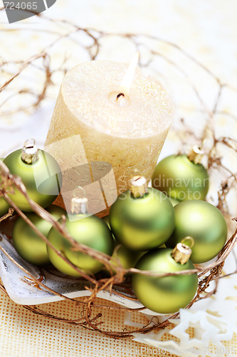 Image of Christmas candle