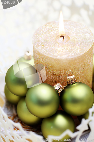 Image of Christmas candle