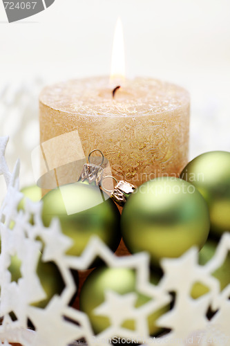 Image of Christmas candle