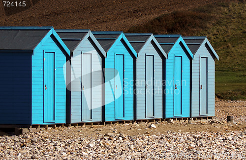 Image of Uniformed Beach Huts