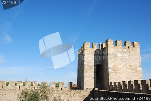 Image of Sao Jorge Castle in Lisbon, Portugal