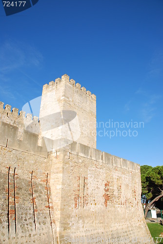 Image of Sao Jorge Castle in Lisbon, Portugal