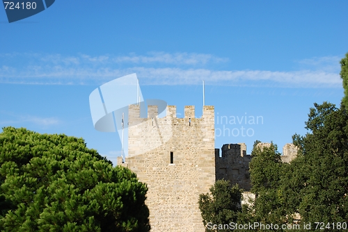 Image of Sao Jorge Castle in Lisbon, Portugal