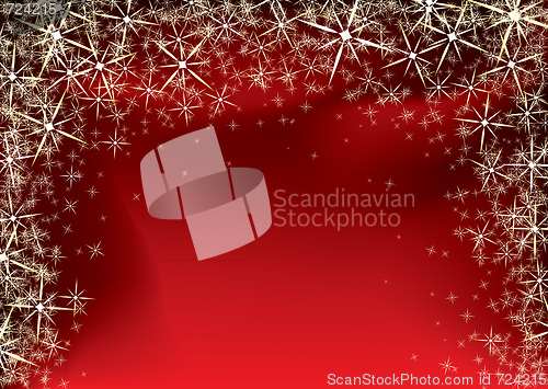 Image of christmas red star