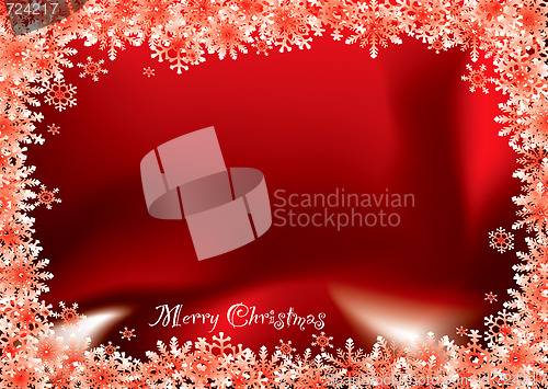 Image of christmas red flake