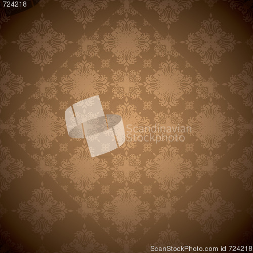 Image of brown repeat wallpaper