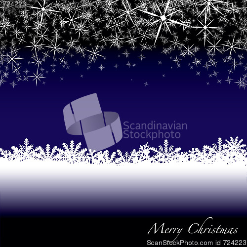 Image of christmas snow drift