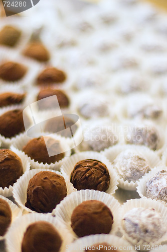 Image of chocolate truffles