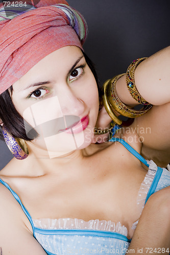 Image of attractive asian woman