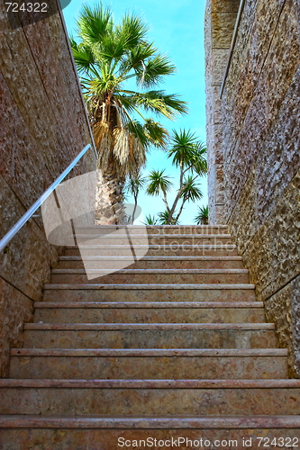 Image of Granite staircase
