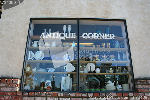 Image of Antiques Store Sign