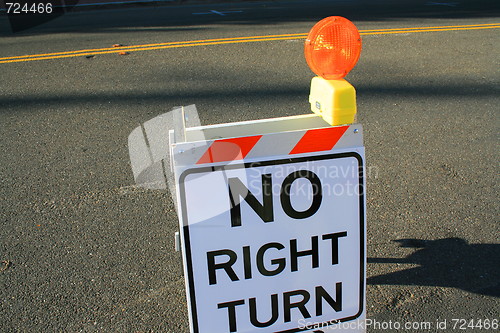 Image of No Right Turn Sign
