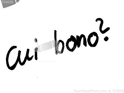 Image of cui bono