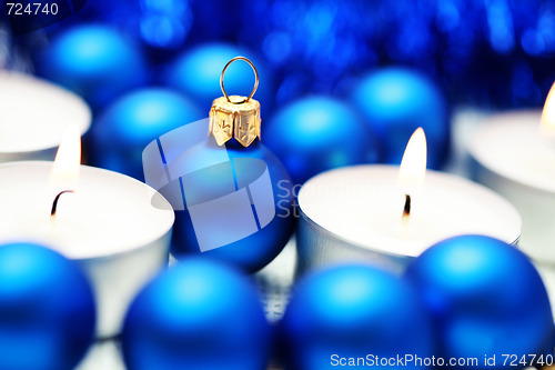 Image of blue decoration