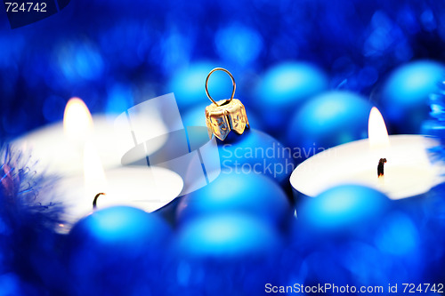 Image of blue decoration